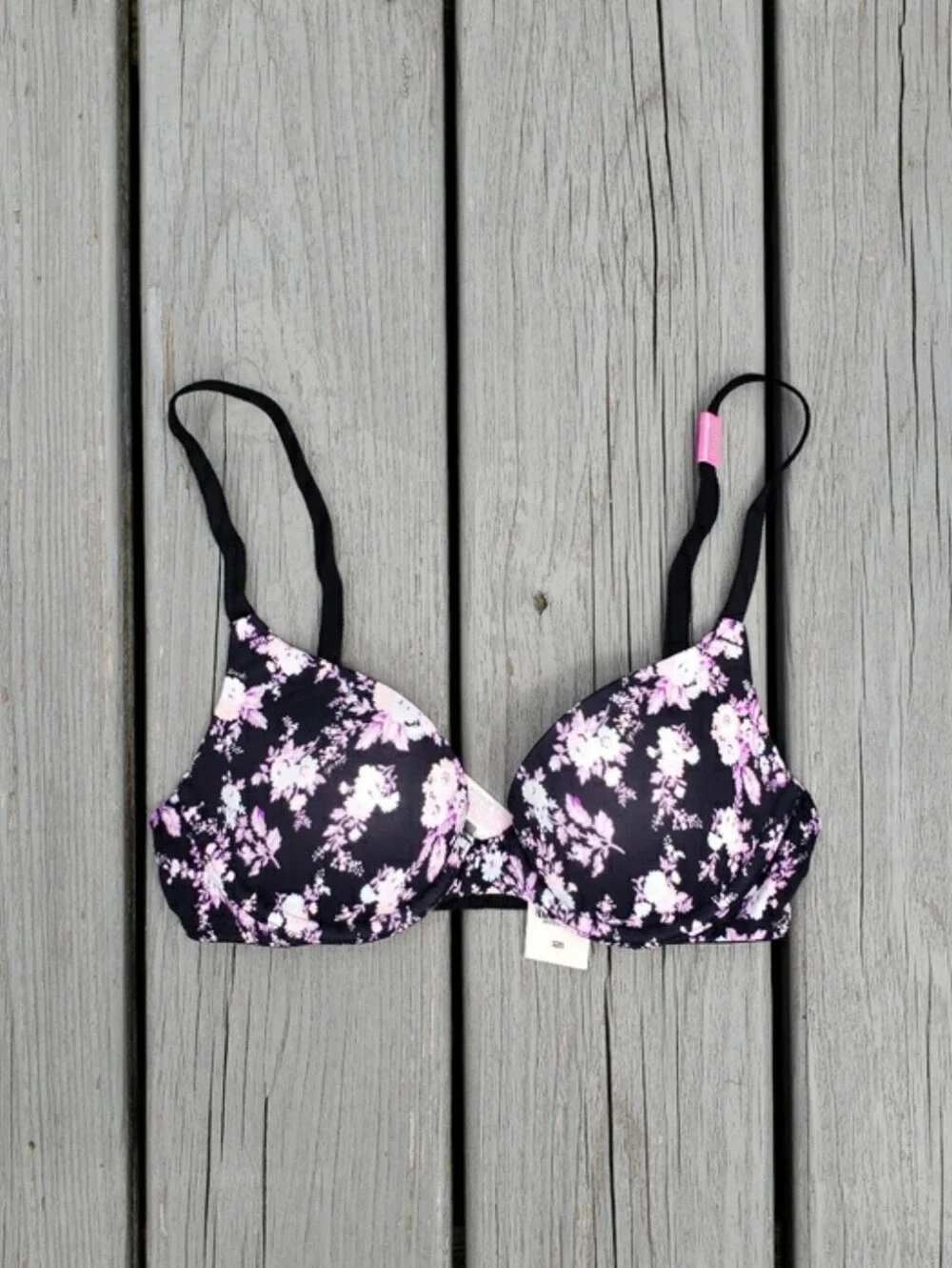 Victoria's Secret PINK Floral  Push-Up Bra 32B